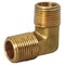 Homeplus+ ATC 1/4 in. MPT X 1/4 in. D MPT Brass 90 Degree Elbow 6JC120910711024 - alternate 1